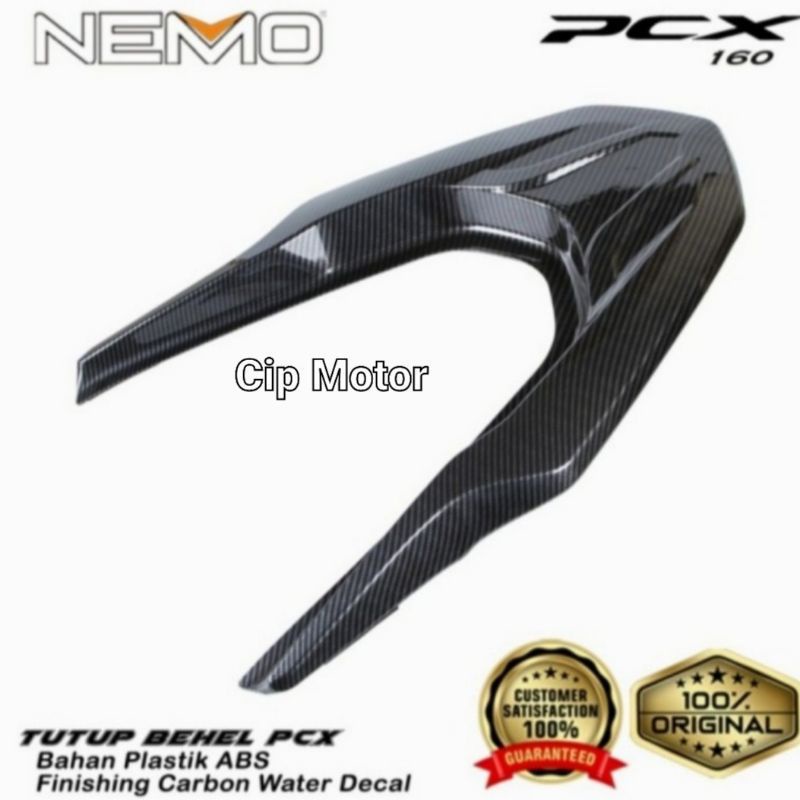 Cover tutup behel Pcx 160 Carbon Nemo