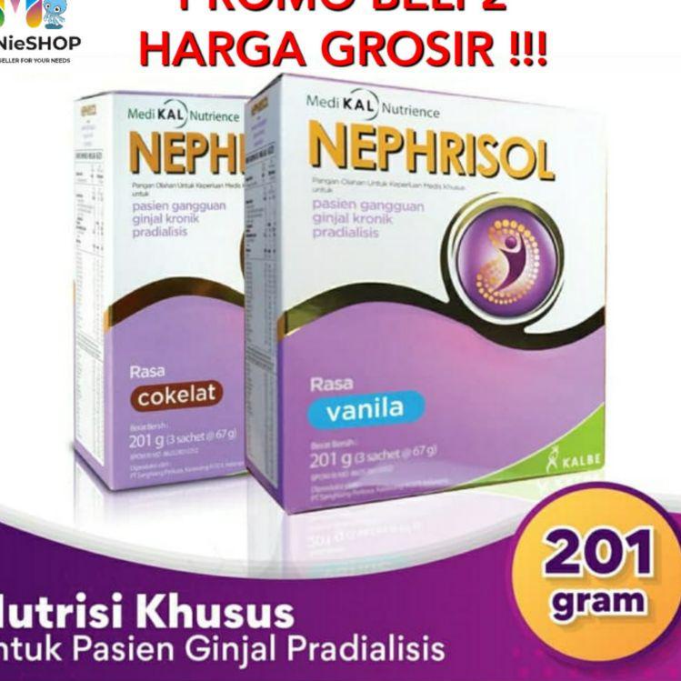 

➤ NEPHRISOL COKLAT VANILA CAPPUCCINO NEPHRISOL REGULER 201 GRAM ♣