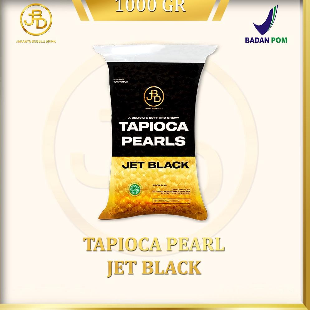 

F⚡ASH Big Sale TAPIOCA JET BLACK 1 KG/ BOBA HITAM - JBD | HALAL .,,.,.,