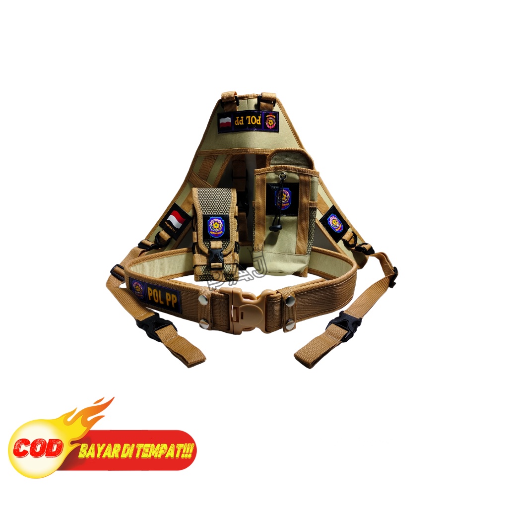 KOPEL POL PP / SATPOL PP LENGKAP ISI 4 MACAM