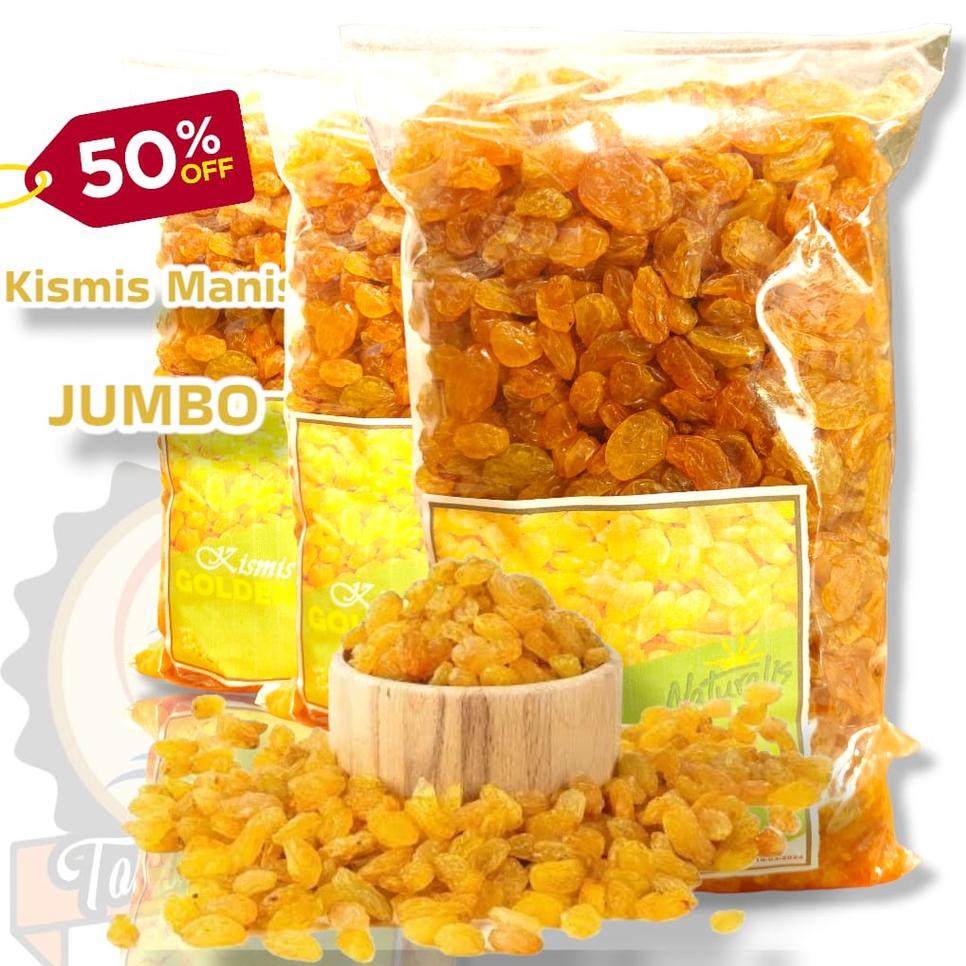 

♧ Kismis arab golden raisin semi jumbo 1kg ◘