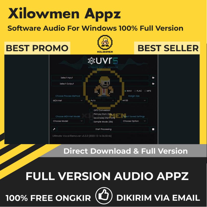 [Full Version] Ultimate Vocal Remover GUI Pro Lifetime Audio Software WIN OS