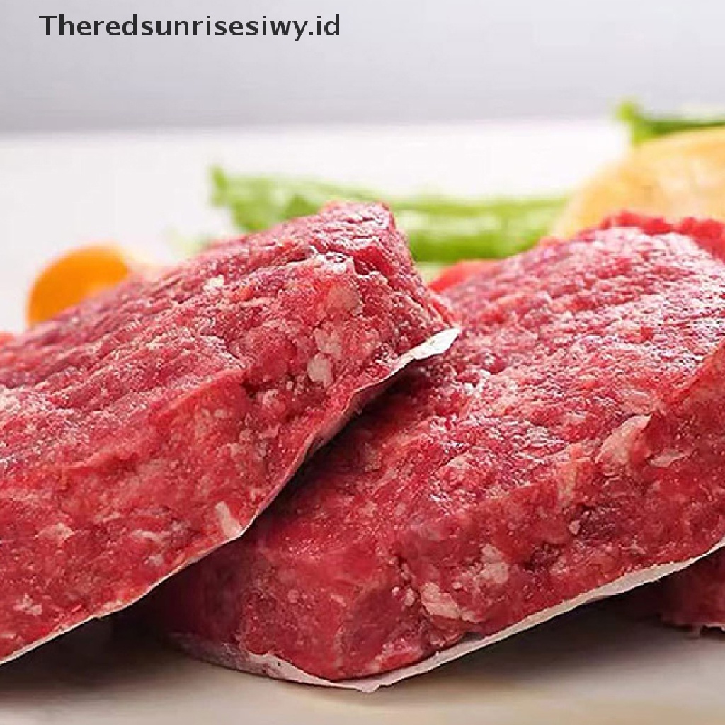 # New # 100 Pcs 11 cm Putaran Hamburger Pressure Kertas Daging Minyak Blotg Kertas Alat Dapur~