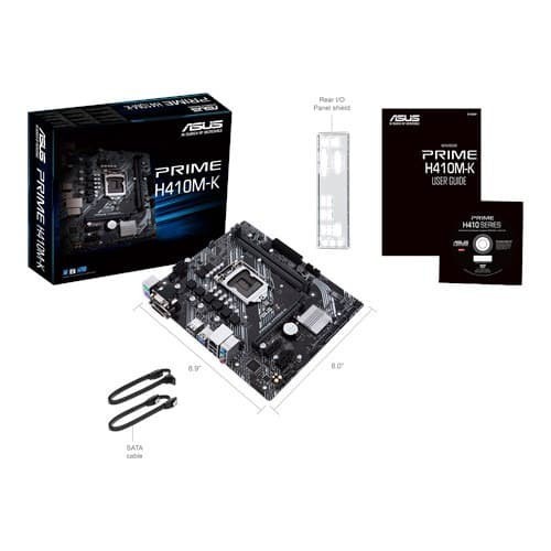 Motherboard Asus PRIME H410M-K Mobo H410 - LGA1200