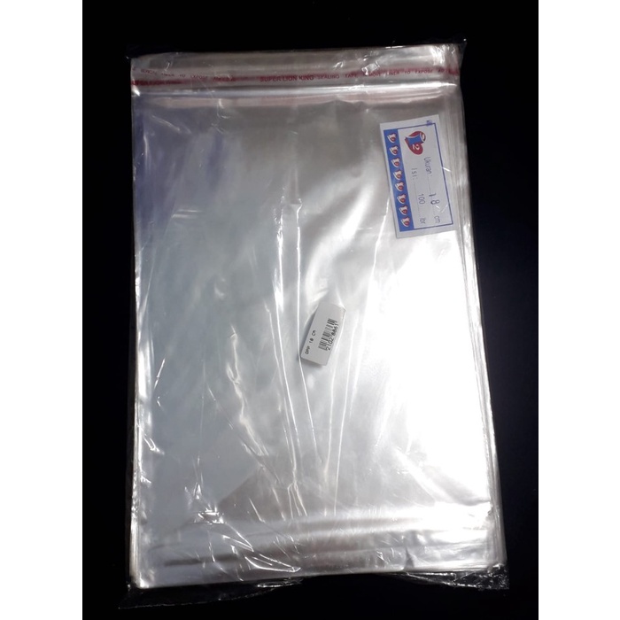 PLASTIK OPP SEAL / OPP 18 CM DAN OPP 18.5 CM @100 LBR