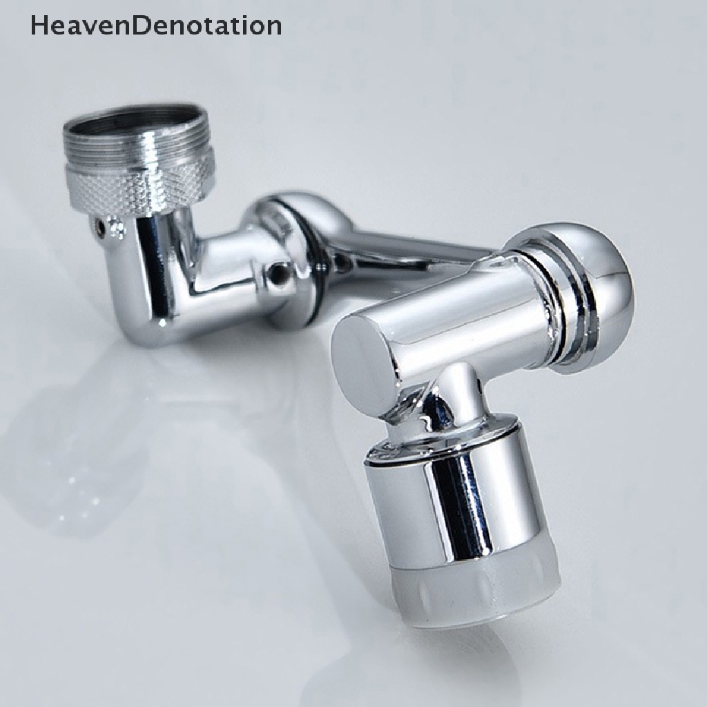 [Denotasi Surga] New Universal1080° Rotation Extender Faucet Aerator Saringan Cipratan Plastik Keran Wastafel Dapur Bubbler Nozzle Robotic Arm HDV