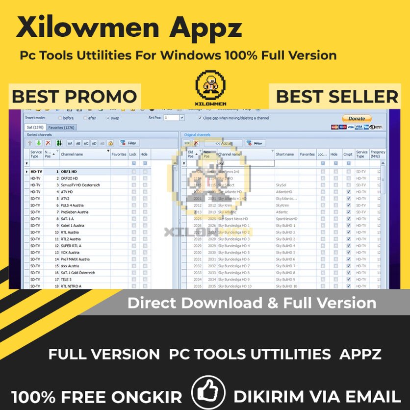 [Full Version] ChanSort Pro PC Tools Software Utilities Lifetime Win OS