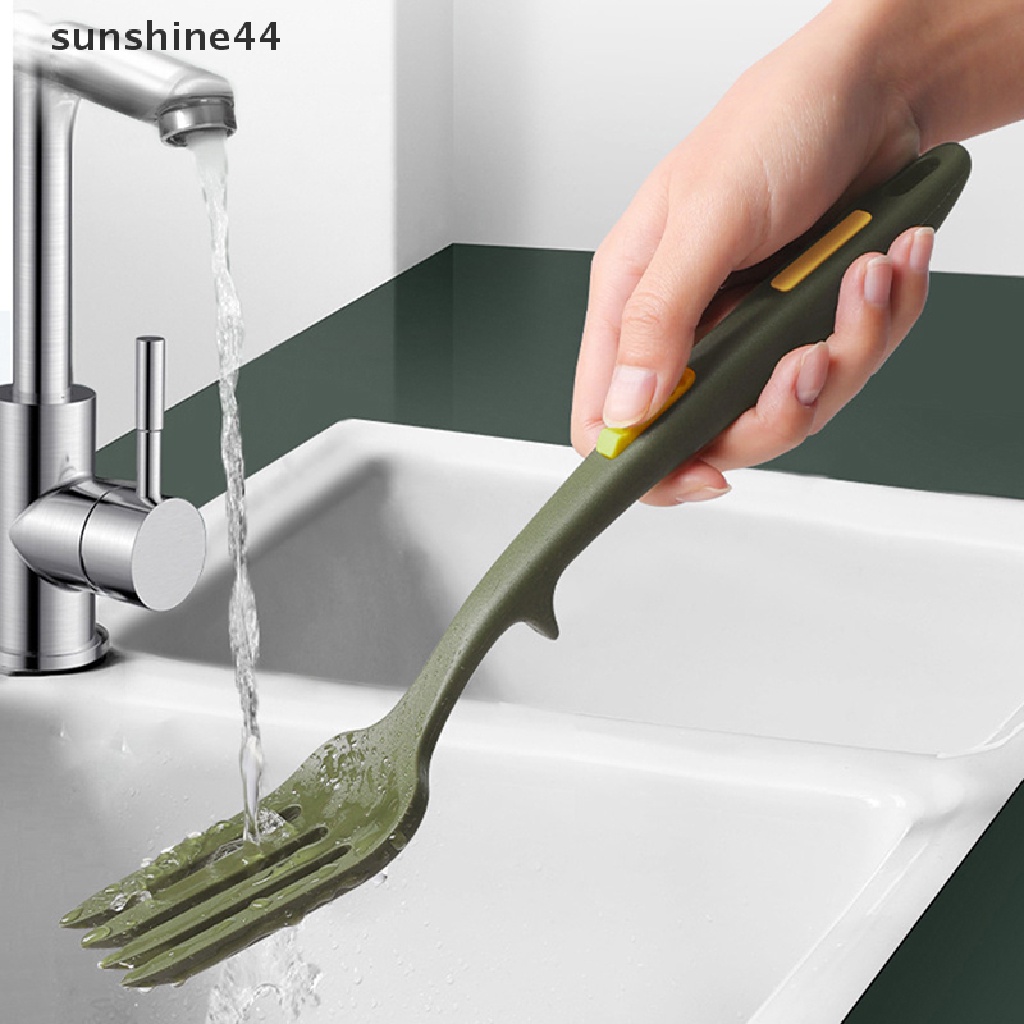 Sunshine Alat Masak Fleksibel Multi Fungsi Spaghetti Silicone Fork Salad Forks ID