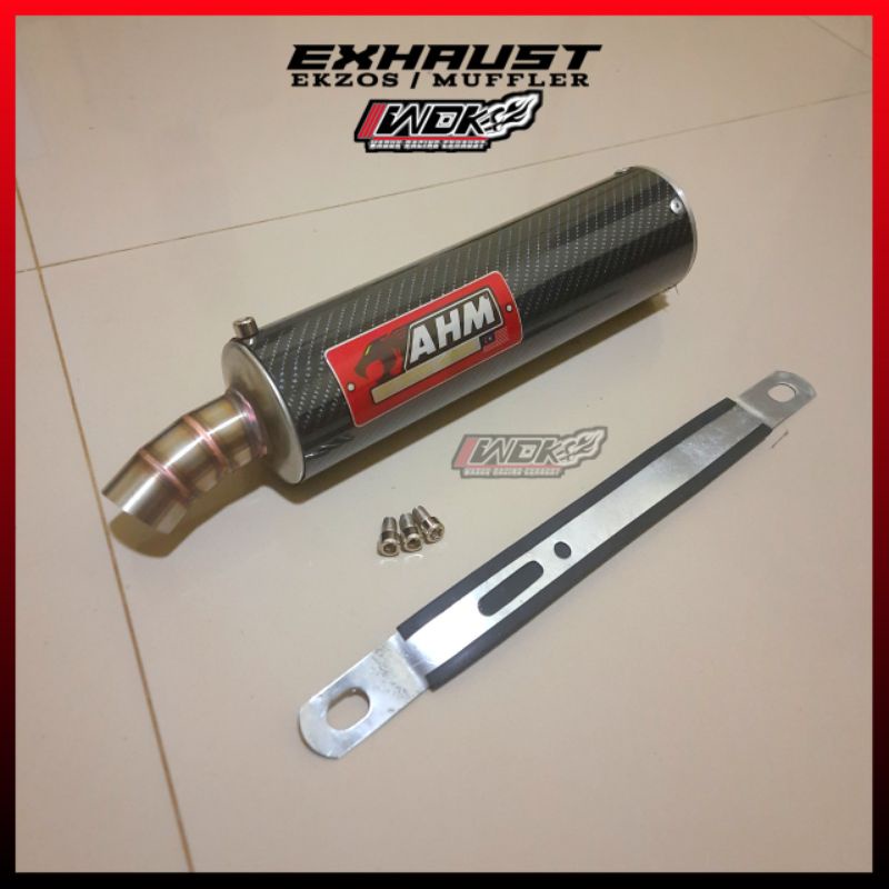 AHM black carbon muffler box ( 2 stroke )
