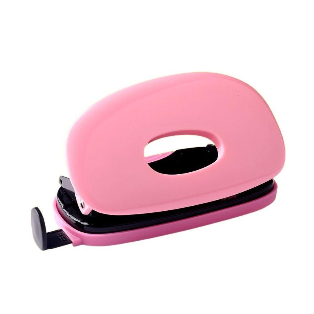 Mxbeauty Hole Puncher Mini 2-Hole DIY Punching Alat Siswa Stationary Alat Kantor Kerajinan Scrapbook Bulat Pelubang Pelubang