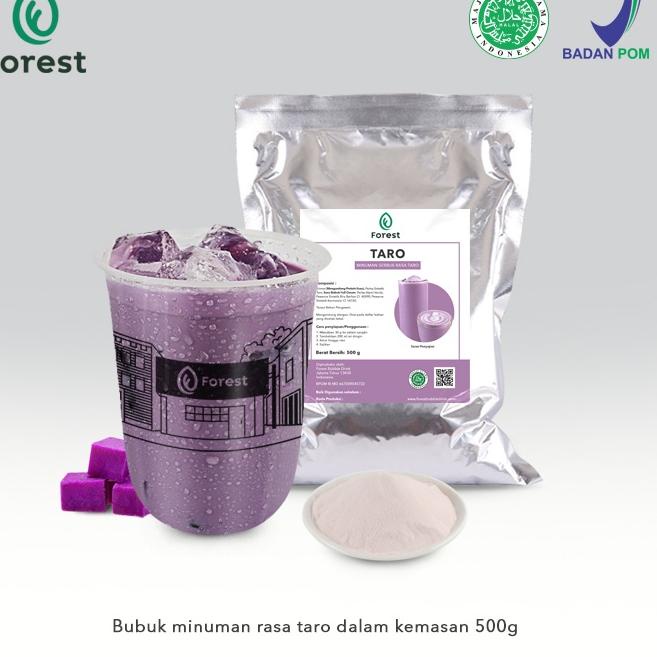 

✓ Bubuk Minuman TARO Powder 500g - FOREST Bubble Drink