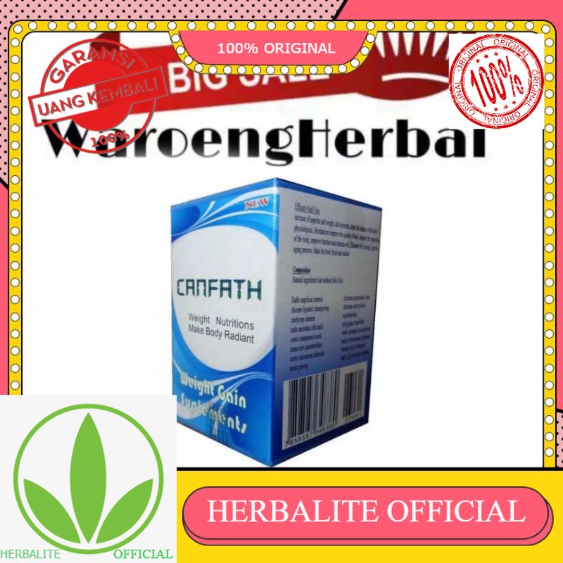 100% ORIGINAL CANFATH ORIGINAL CANADA SUPLEMEN PENGGEMUK BADAN PALING AMPUH & CEPAT ORIGINAL