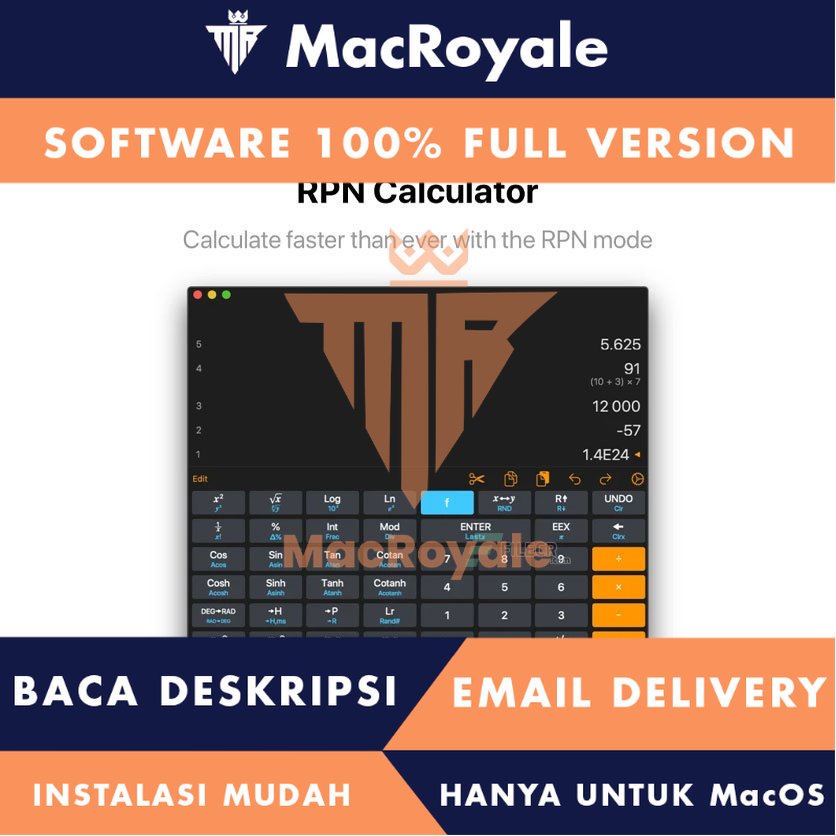 [MacOS] RPN Calculator Full Version Lifetime Full Garansi
