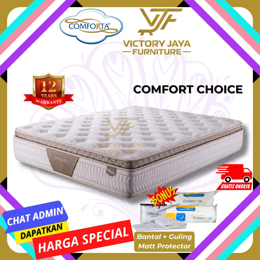 Kasur Spring Bed Comforta New Comfort Choice (Hanya Kasur)