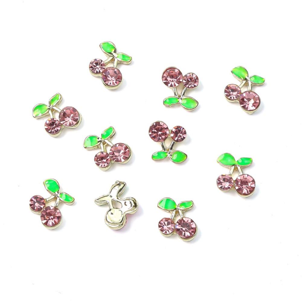 AUGUSTINA Agustina Bunga Dekorasi Kuku Pesona Kuku Jepang Nail Art Bintang Nail Rhinestones Manicure Aksesoris Stars Pendant 3D Nail Art Drills