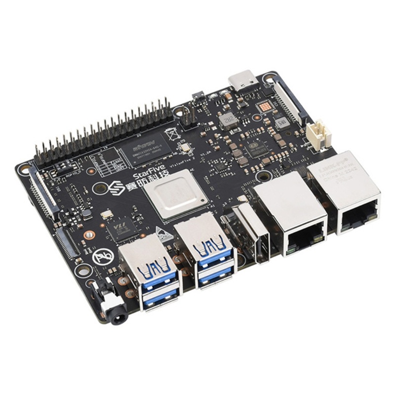 Zzz RISC-V VisionFive2 Papan Pengembangan 8GB Single Board Komputer StarFive JH7110 Prosesor Dengan GPU 3D Terintegrasi