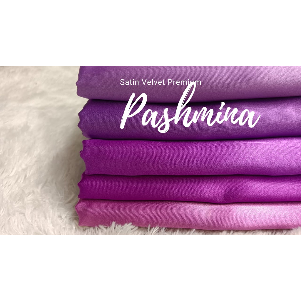 Pashmina Satin / Kerudung Sateen premium murah bagus