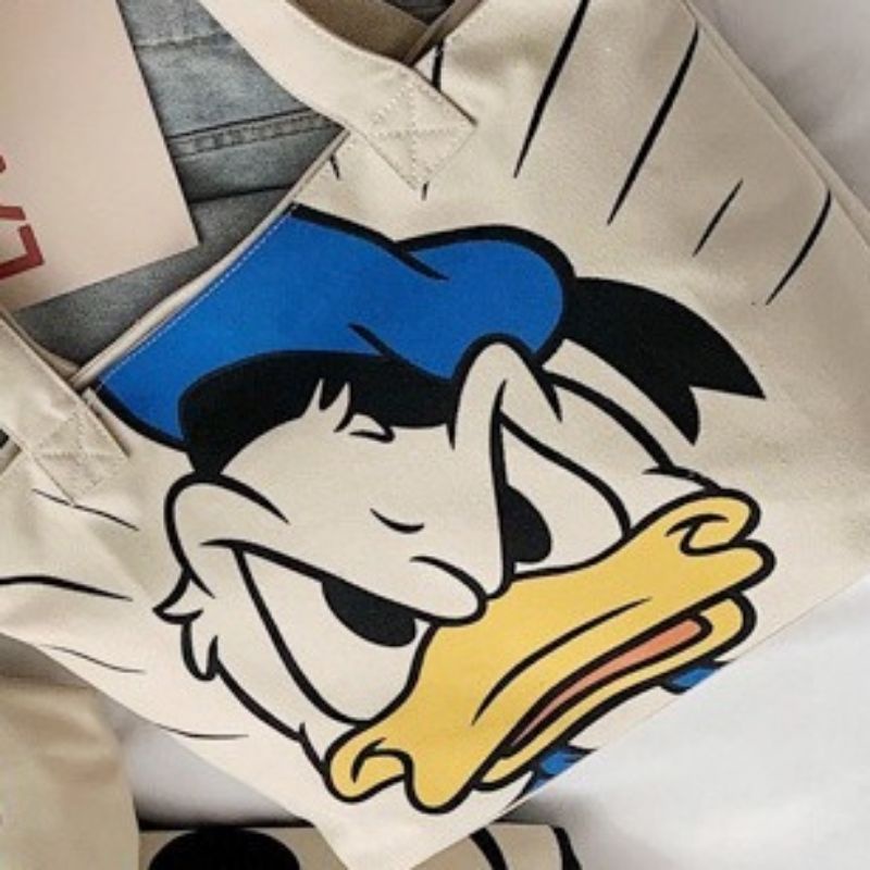 TAS TOTE BAG CANVAS LUCU