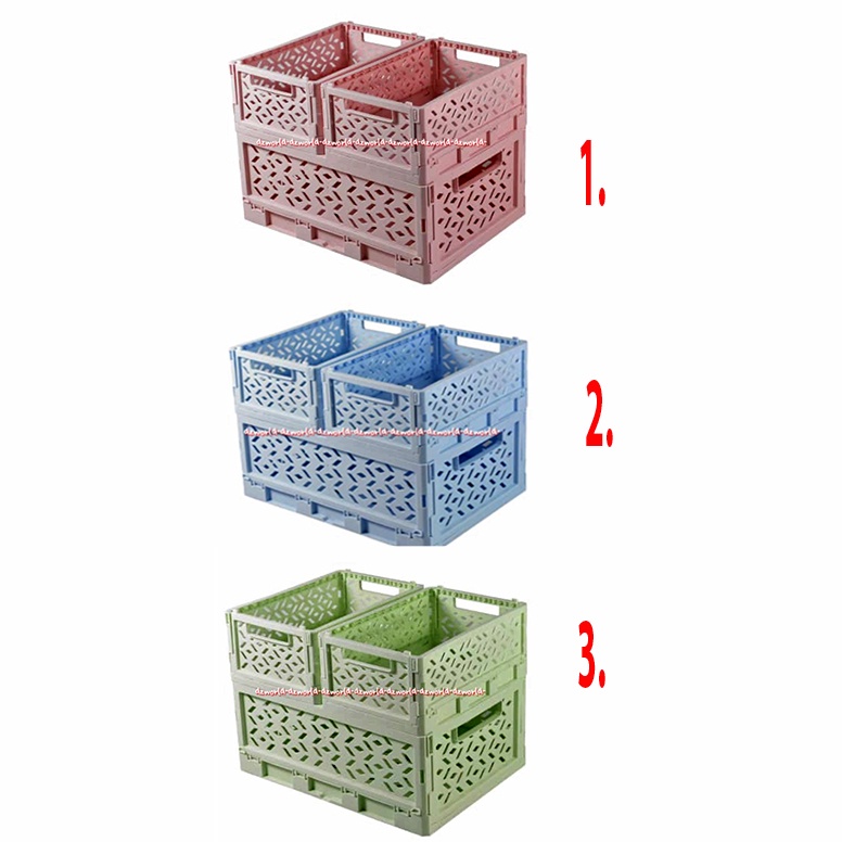 Stora Storage 3pcs Bag Pink Blue Green Keranjang Kotak Penyimpanan Peralatan Makeup Perkakas 1set Box Penyimpan Barang Serbaguna Warna Pink Biru Hijau