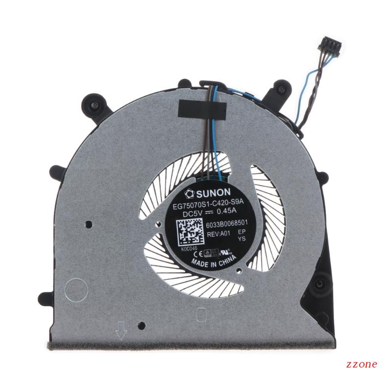 Zzz 4Pin Kipas Pendingin CPU Heatsink Heatsink Exhaust CPU Cooling Fan Untuk Laptop ProBook 650g4 EG75070S1-C420-S9A 6033B006