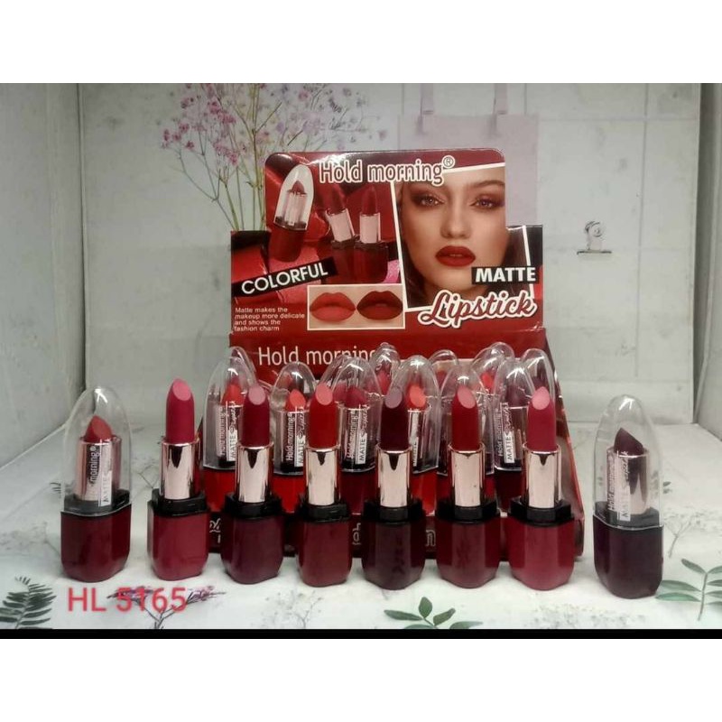 [ SATUAN ] HOLD MORNING LIPSTICK COLOURFUL 5165