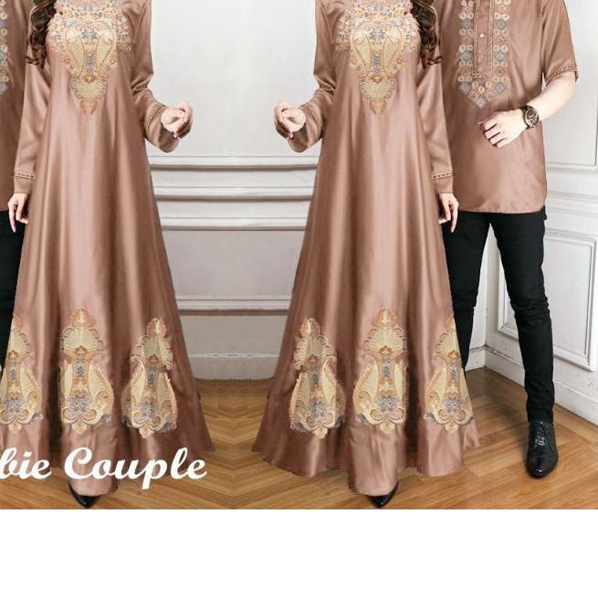 ❆ ELDE 5 - habibi couple Habibie & Ainun couple, maxi tangan panjang + kemeja kancing depan kantong 