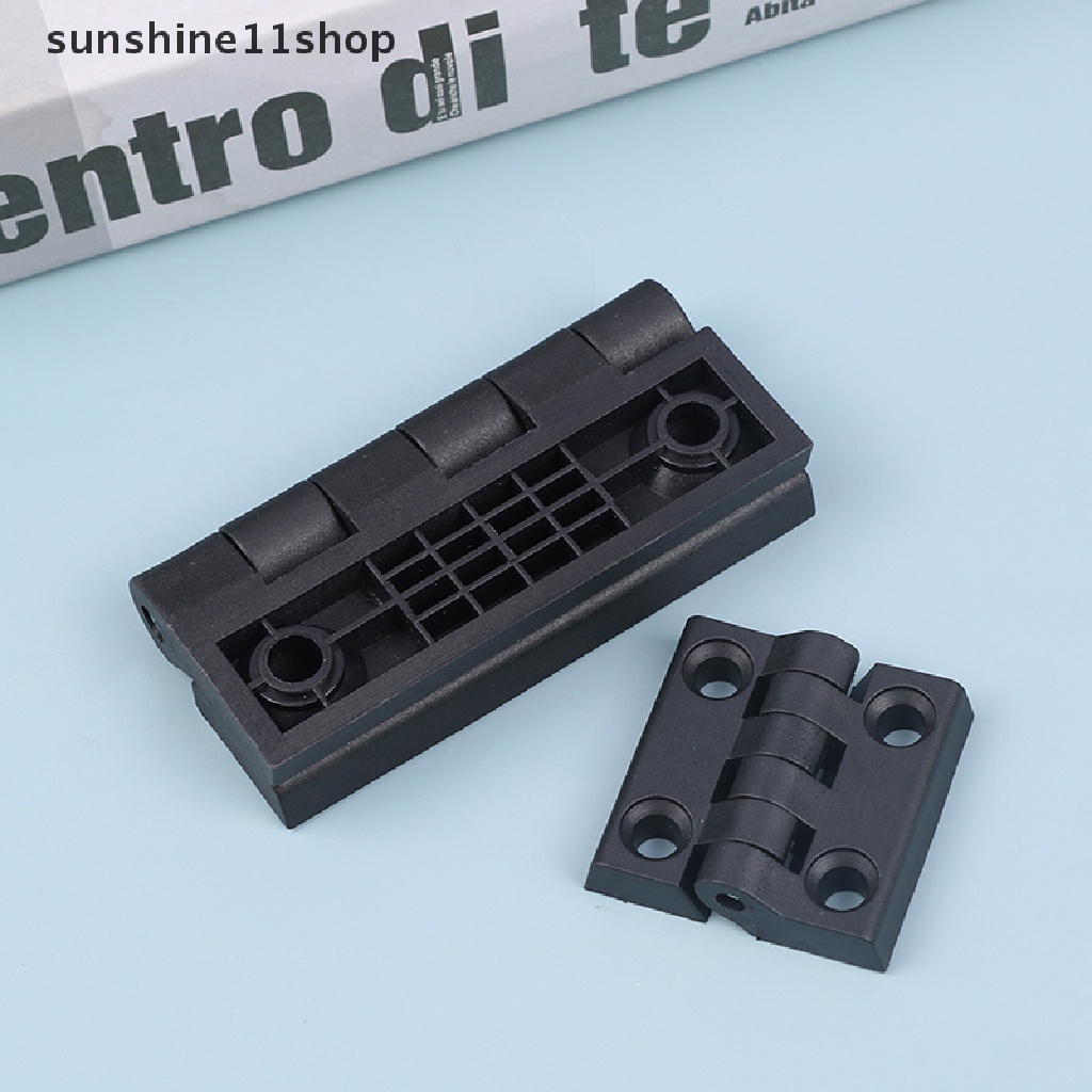 Sho 1PCS Engsel Hitam Bantalan Pintu Plastik Pantat Lemari Laci Kotak Perhiasan Hinges N