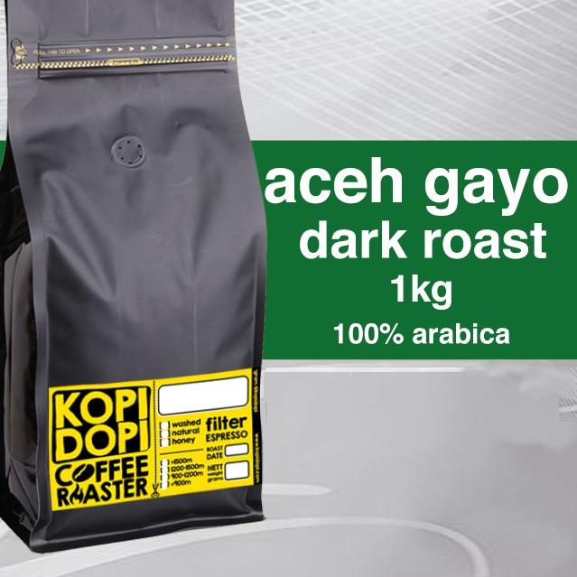

➼ Kopi Arabika Aceh Gayo Starbucks Style Sumatra Dark Espresso Roast 1kg 1 kilo kg ✮