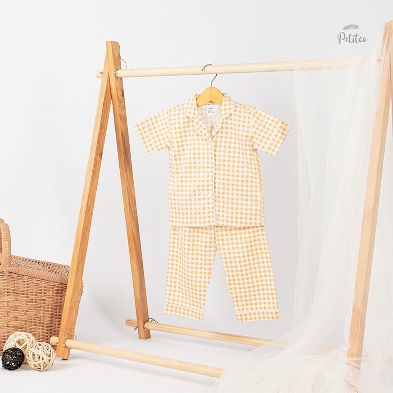 PETITCO GINGHAM COLLECTION - PIYAMA ANAK