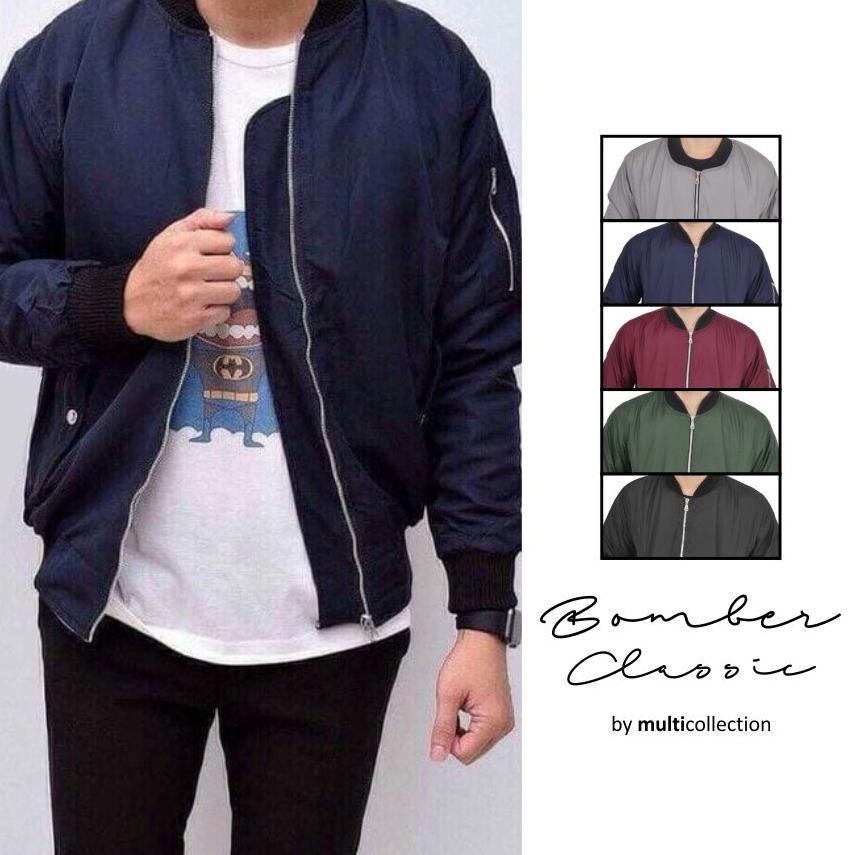RECOMENDED JAKET BOMBER CLASSIC / Jaket Bomber Pria / Grosir Jaket Bomber / Jaket Bomber Despo Tebal