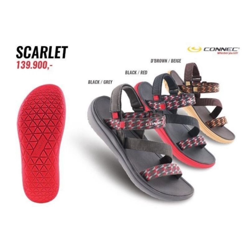 Sandal Gunung Wanita Connec Model SCARLET Sendal Tali Wanita Connec Cewek