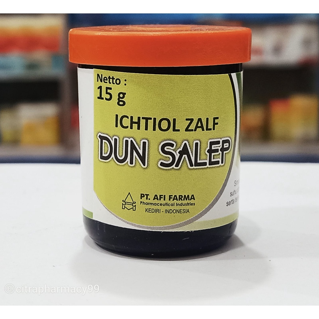 Ichtiol Zalf Dun Salep 15gr - Salep Hitam untuk Bisul