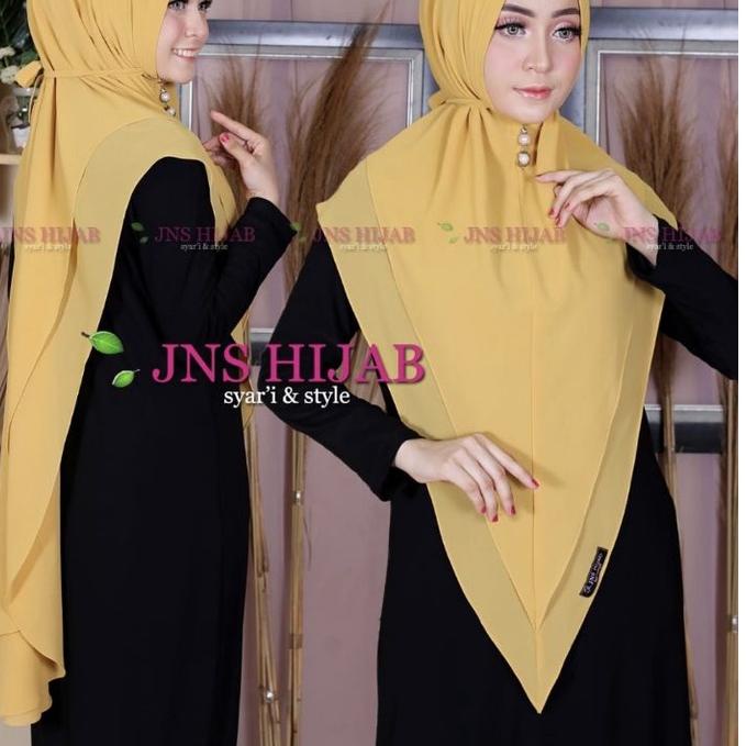 ➾ khimar ceruty non pet tali jumbo hijab MARYAM jilbab syari non pet ori jns hijab ☆