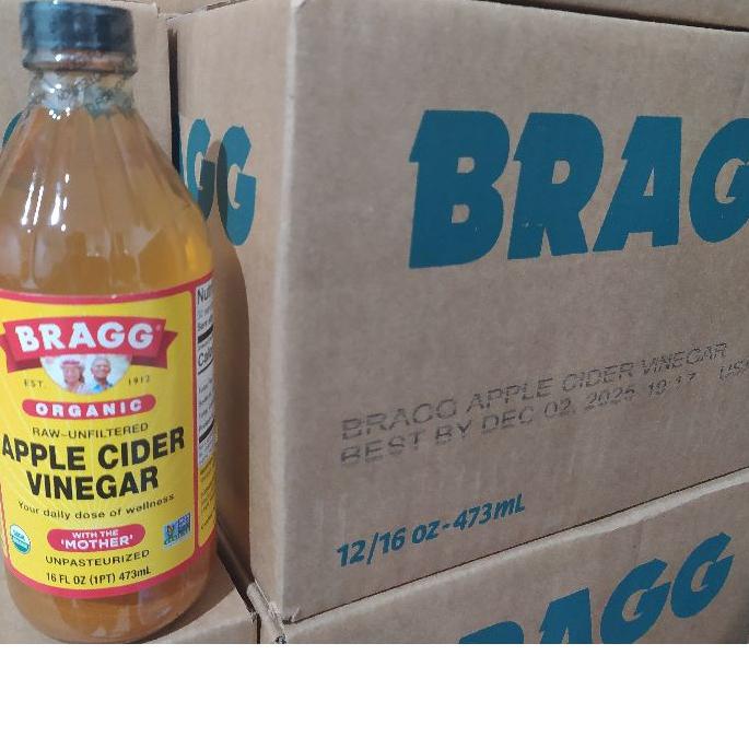 

✭ BRAGG apple cider vinegar 473ml / bragg 473ml ☀