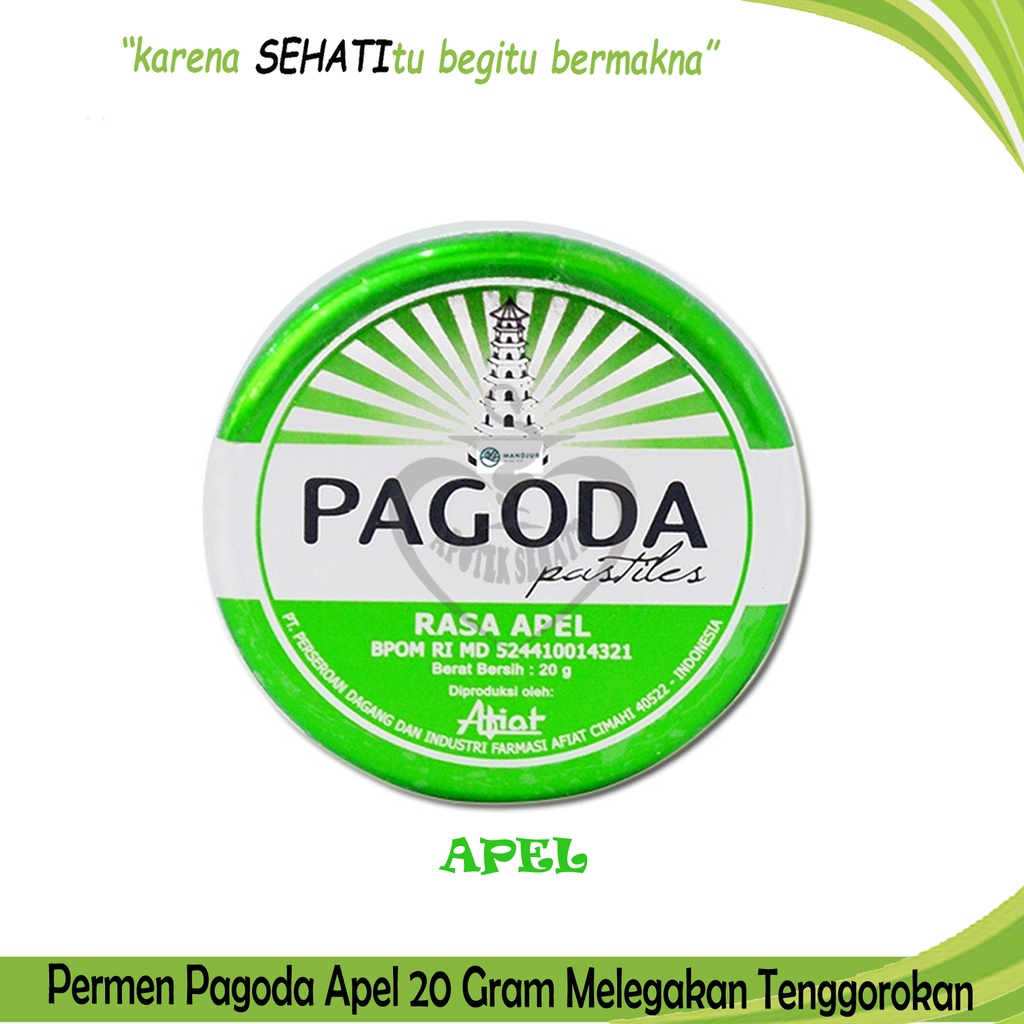 Pagoda Pastiles Permen Hisap Pelega Tenggorokan
