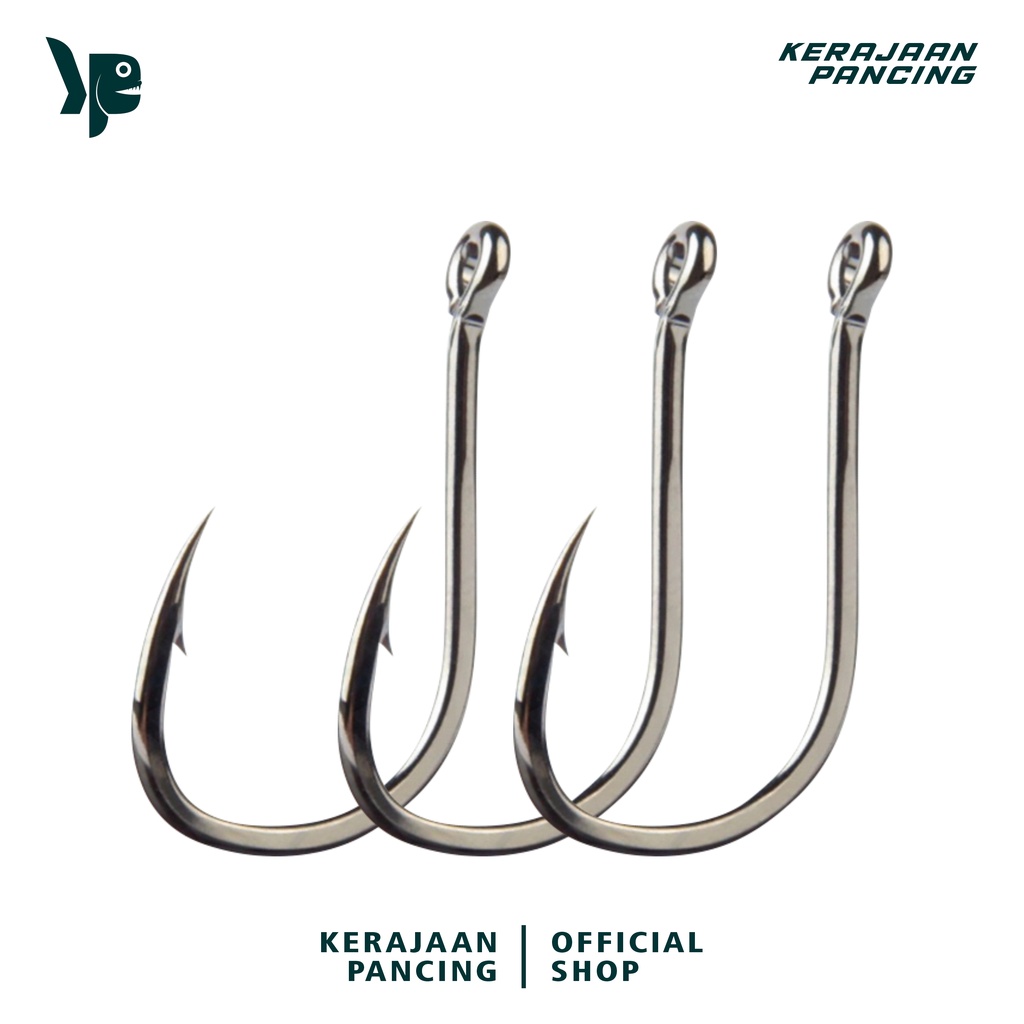 KERAJAAN PANCING - Kail Pancing Premium Warna Silver Isi i5pcs dan 20pcs Kail Pancing Baja Karbon Ti