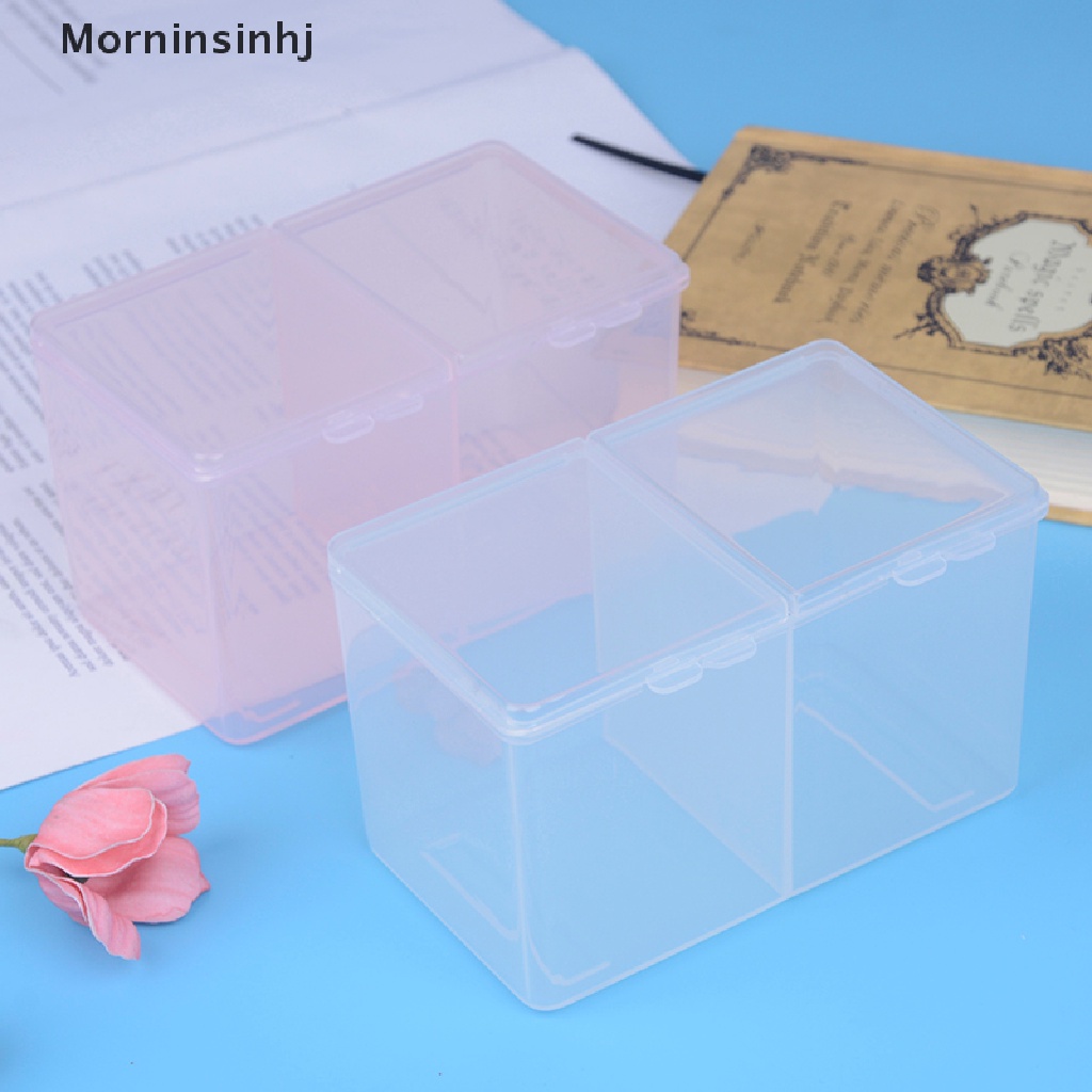 Mornin Clear Cleaning Remover Cotton Pad Kompartemen Kotak Penyimpanan Cotton Pad Container id