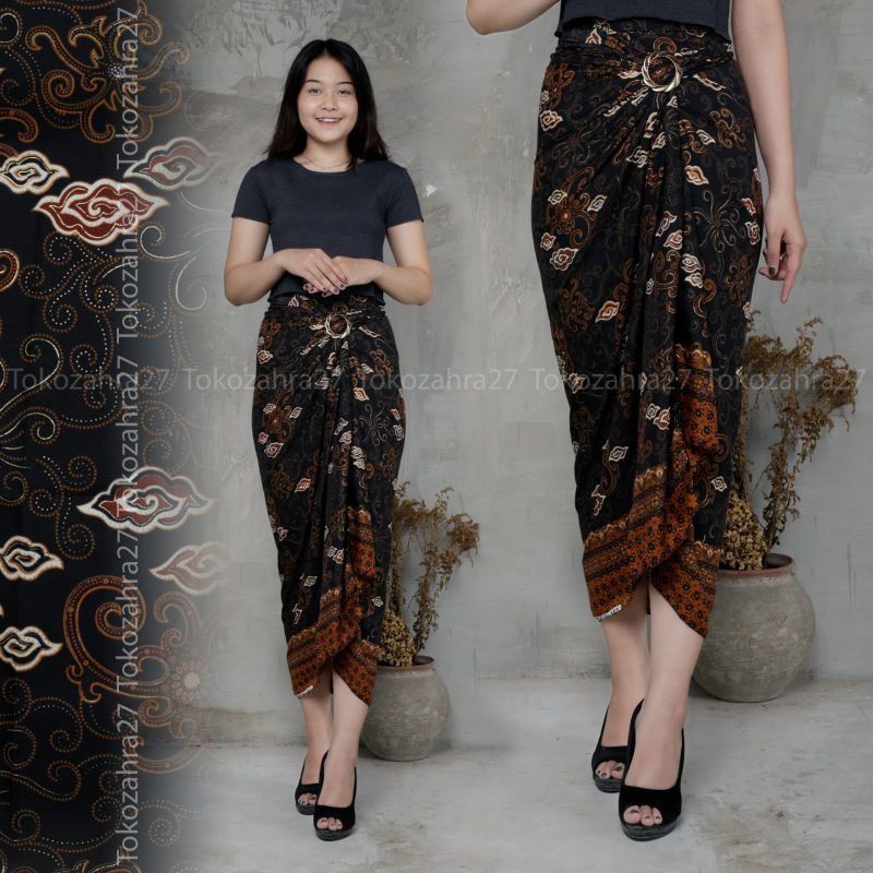 Rok Lilit Batik Free Ring Belt/Rok Lilit Kebaya/Rok Wisuda/Bawahan Kebaya