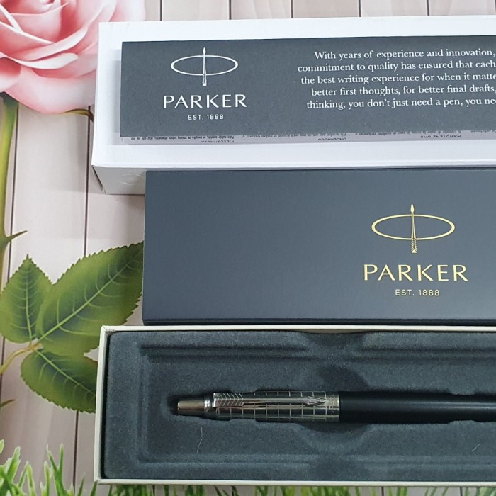 

Pulpen Parker Jotter Premium Bond Street Black CT BP Free Grafir Nama