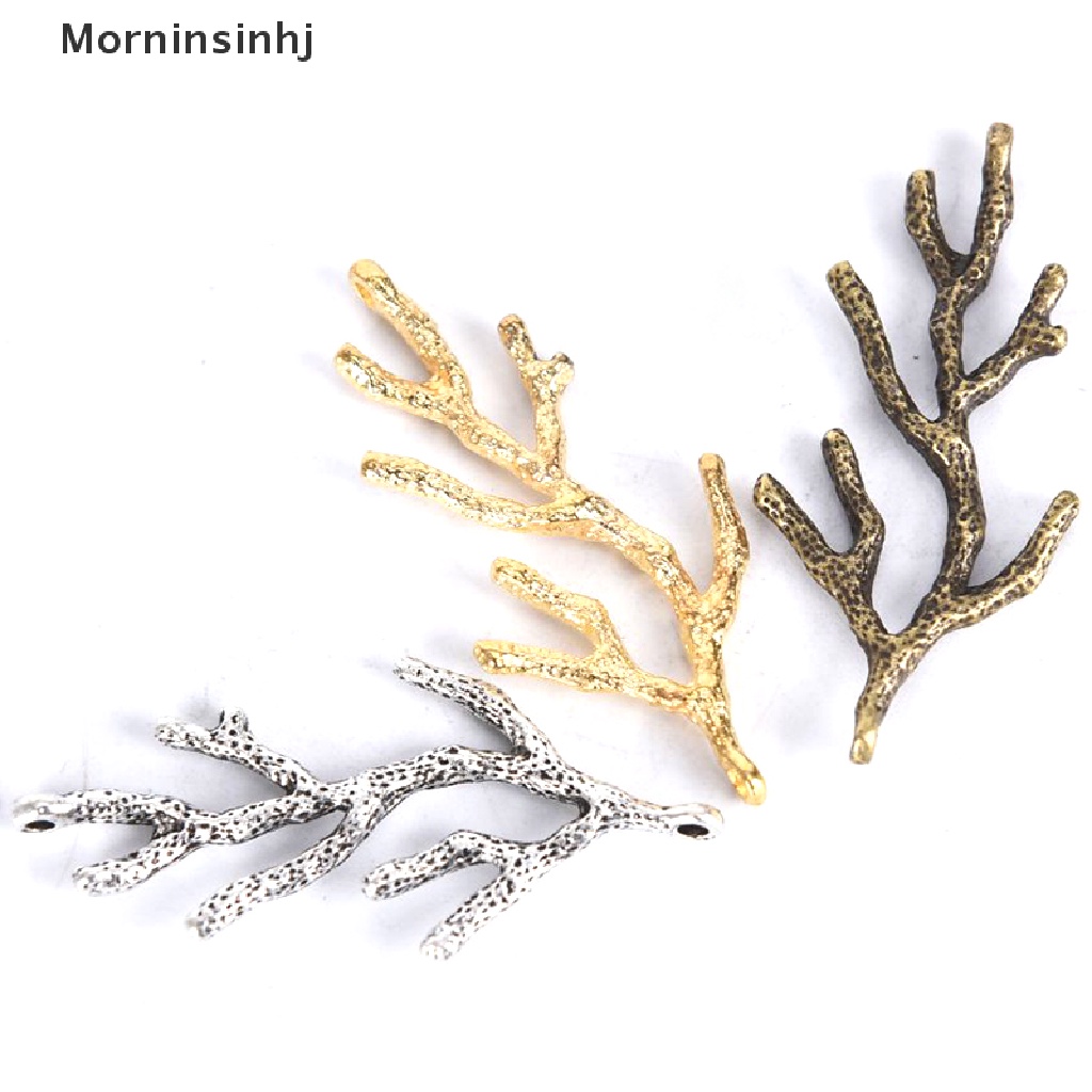 Mornin 10Pcs/Set Vintage Alloy Cabang Ch Liontin Mencari Perhiasan DIY Membuat Craft id