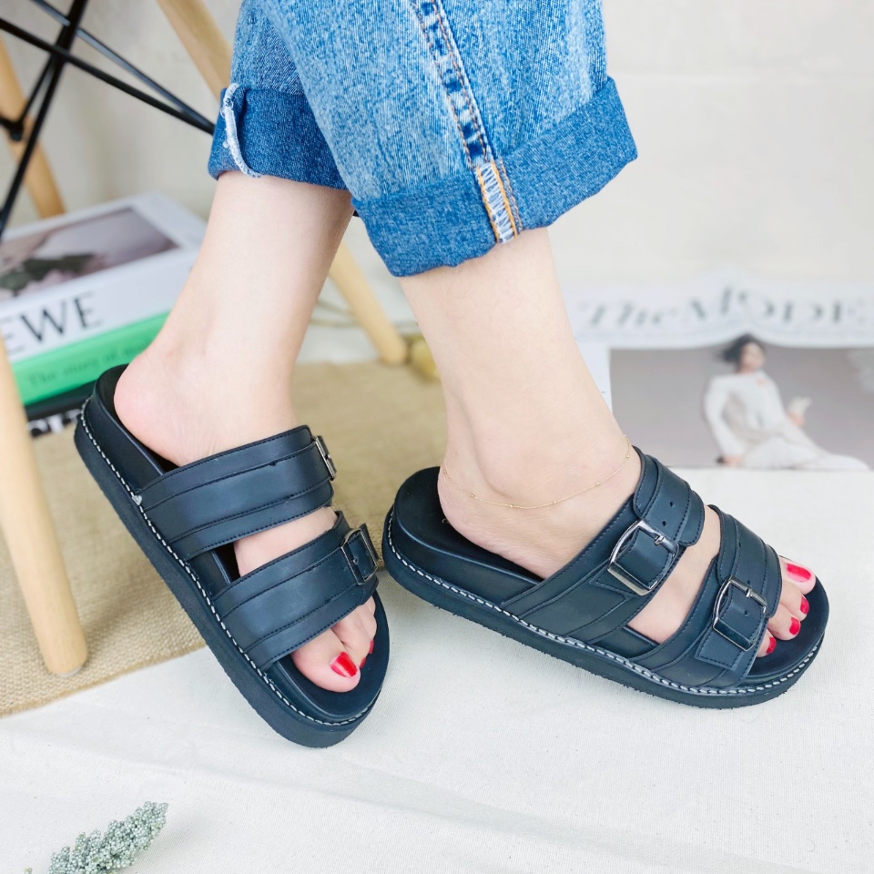 CBY Wilona sandal Wanita Platform sandal slides slop kasual wanita