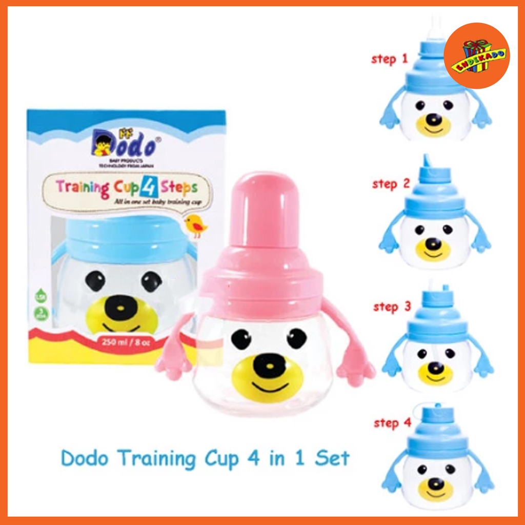 DODO Training Cup 4 Step 250ml - Botol Minum Bayi