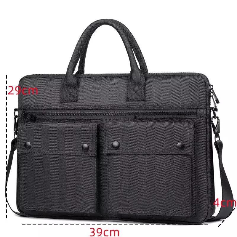 Tas Laptop Macbook Selempang Black Executive 14 15 16 inch