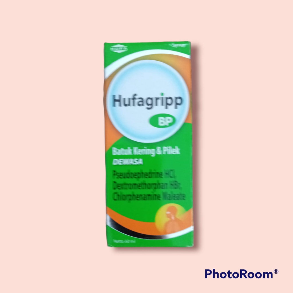 Hufagrip BP dewasa 60ml/sirup hufagrip/obat batuk pilek/sirup obat batuk