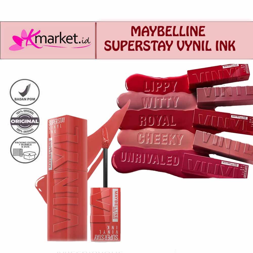 MAYBELLINE SUPERSTAY VYNIL INK LIP LIQUID MATTE LIPSTICK