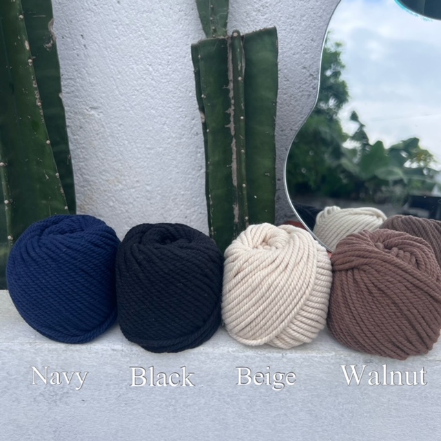 tali macrame katun 3mm 100gr