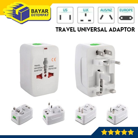 Travel Universal Adaptor Internasional Colokan Listrik Multi Konversi