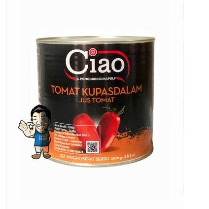 

❀ Ciao Tomat Kupas dalam Jus Tomat- Peeled Tomatoes 2550g ✻