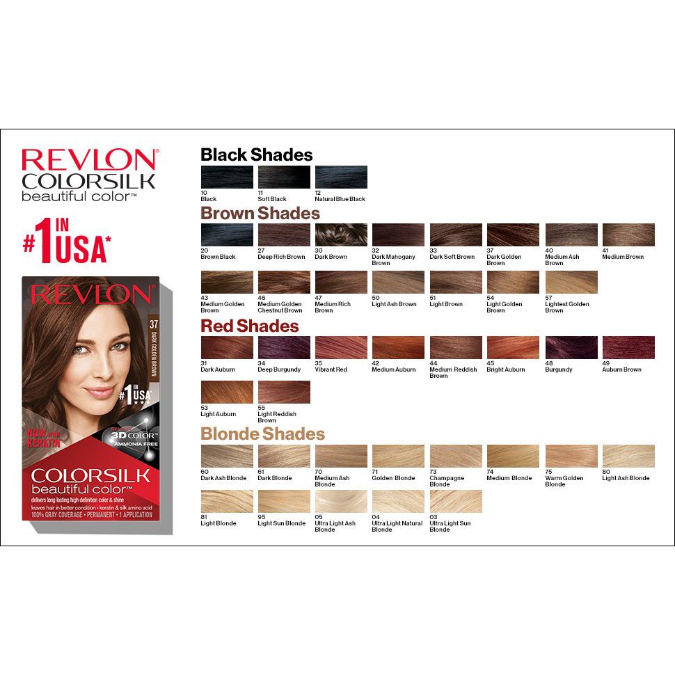 (READY &amp; ORI) Revlon Colorsilk Beautiful Hair Color / Cat Pewarna Rambut