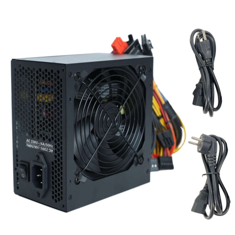 Zzz Rated-600W PSU 24Pin ATX 12V Full Modular Miner Sumber Listrik Komputer Desktop